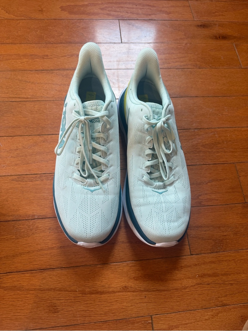 Hoka Men's Light Blue Athletic Running Shoes